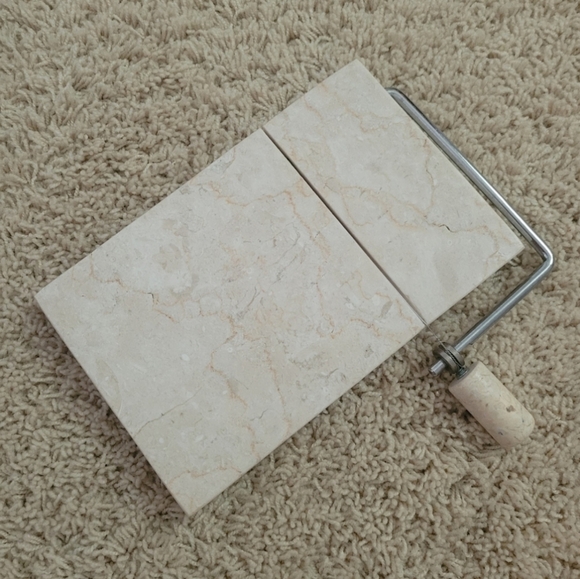 Marble Cheese Slicer Board with Blade/Handle Serverware Party Hosting - Picture 3 of 10